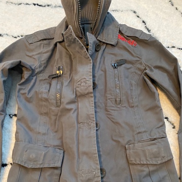 SuperDry Grey Jacket - Picture 3 of 6